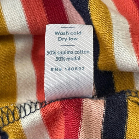 Marine Layer Merritt Crew Rosewood Stripe 29084 - Picture 14 of 14